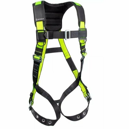 SAFEWAZE PRO Full Body Harness: 1D, Dorsal Link, MB Chest, TB Legs FS185DL